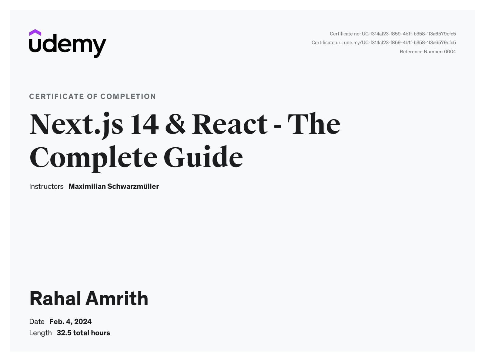 Next.js 14 & React - The Complete Guide