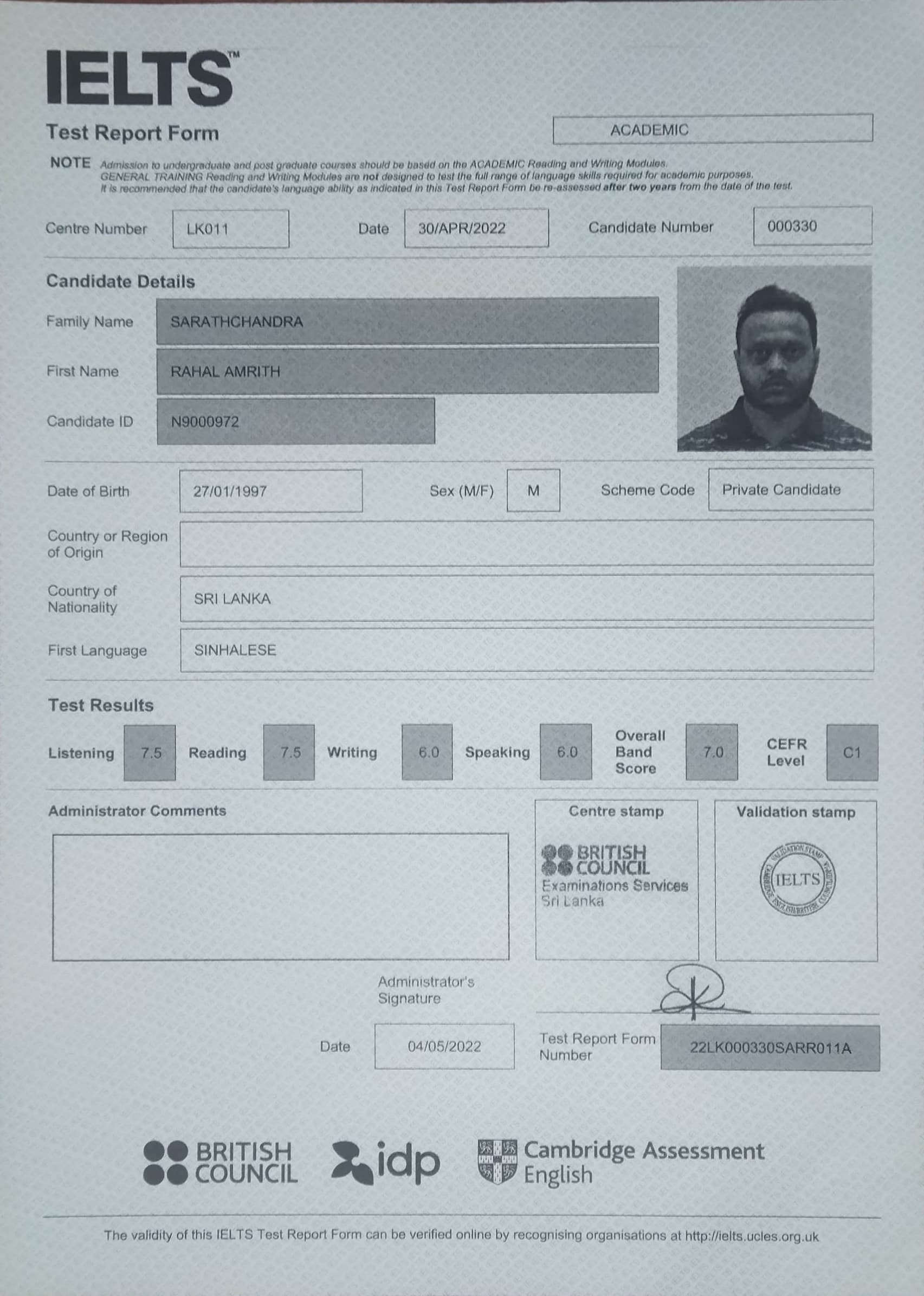 IELTS - Academics